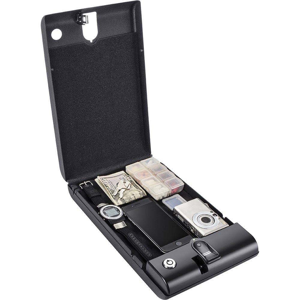 Portable Biometric Lock Box Hard Case E920