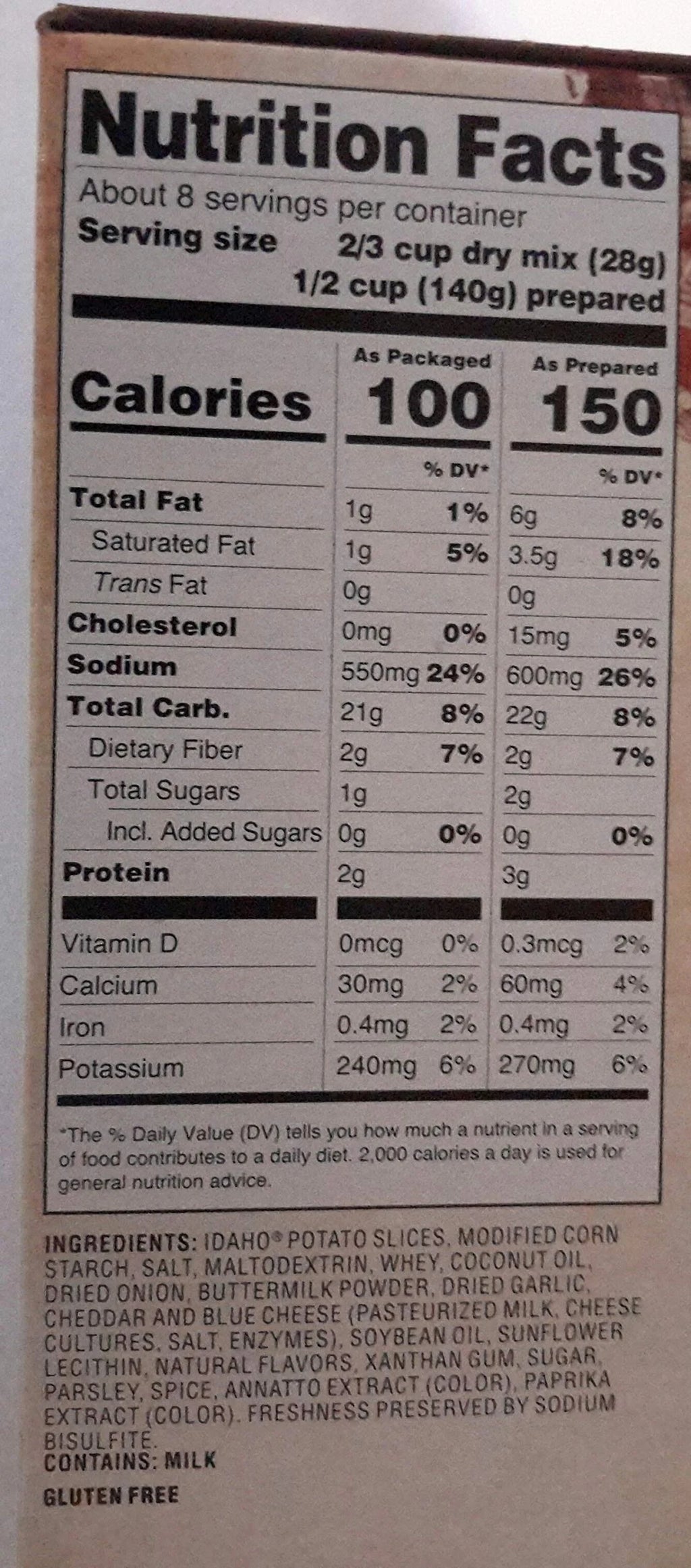 Au Gratin Casserole Family Size (Pack of 10) K12721