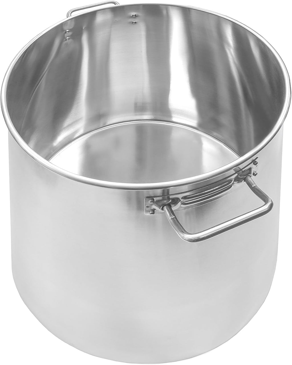 50 QT Polished Stainless Steel Stock Pot F98168