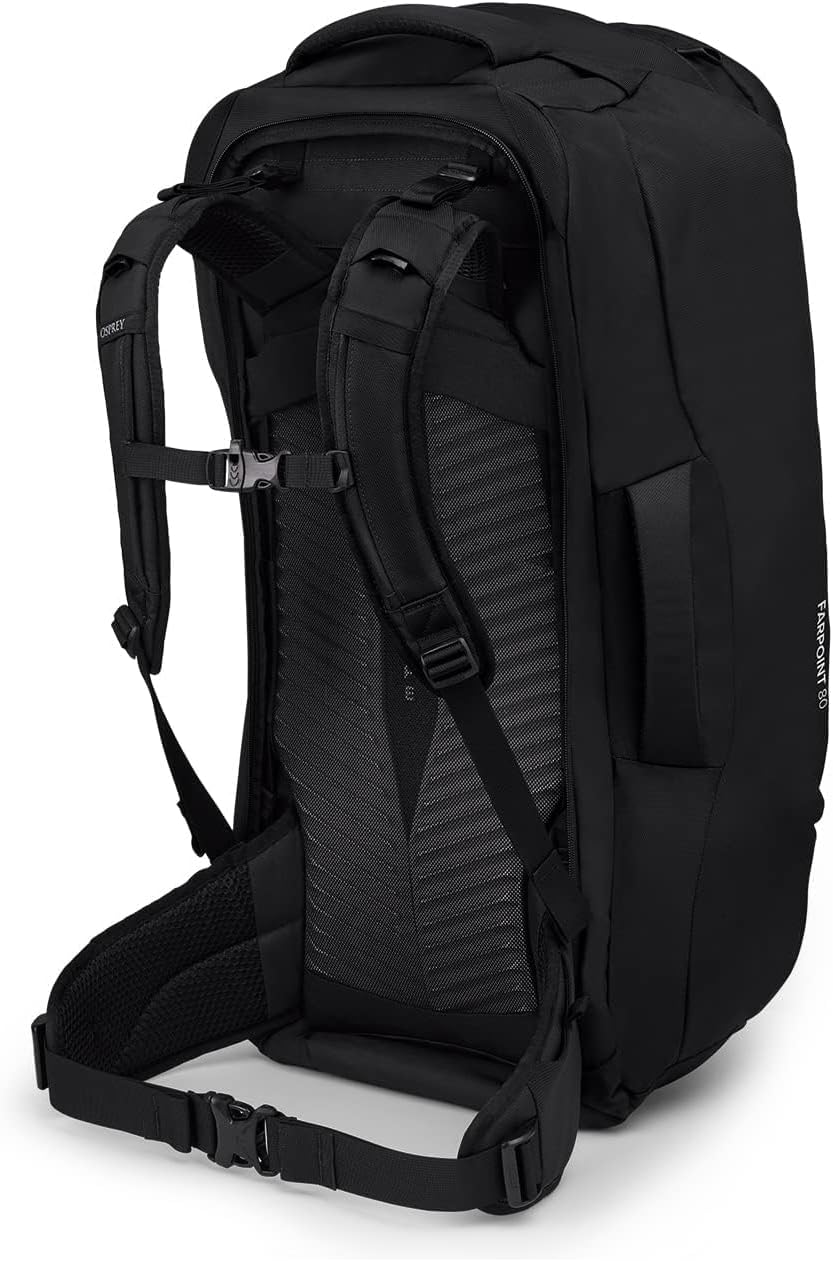 Black 80L Travel Backpack C9901