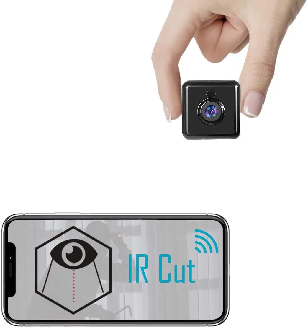 Mini Camera 1080P Portable Small HD Nanny Cam with Night Vision and Motion Detection W3269