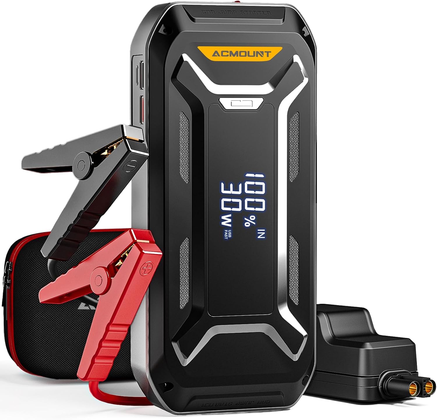 5000A Peak 12V Portable Car Jump Starter with LCD Display V723