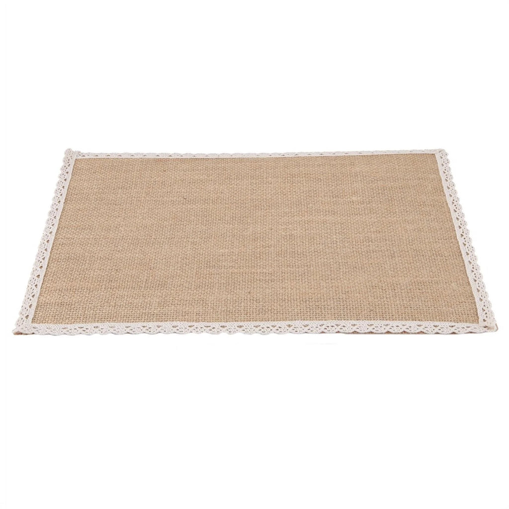 Natural Woven Linen Table Mat Set of 8 I379
