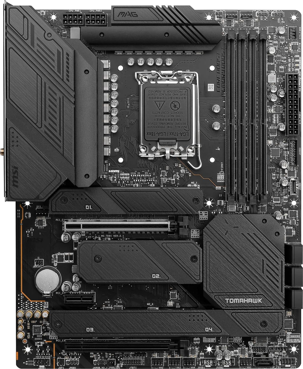 MSI MAG Z790 Tomahawk WiFi DDR4 Computer Gaming Motherboard LGA 1700 ATX V443837