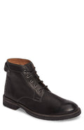Black Leather Shoes D46154