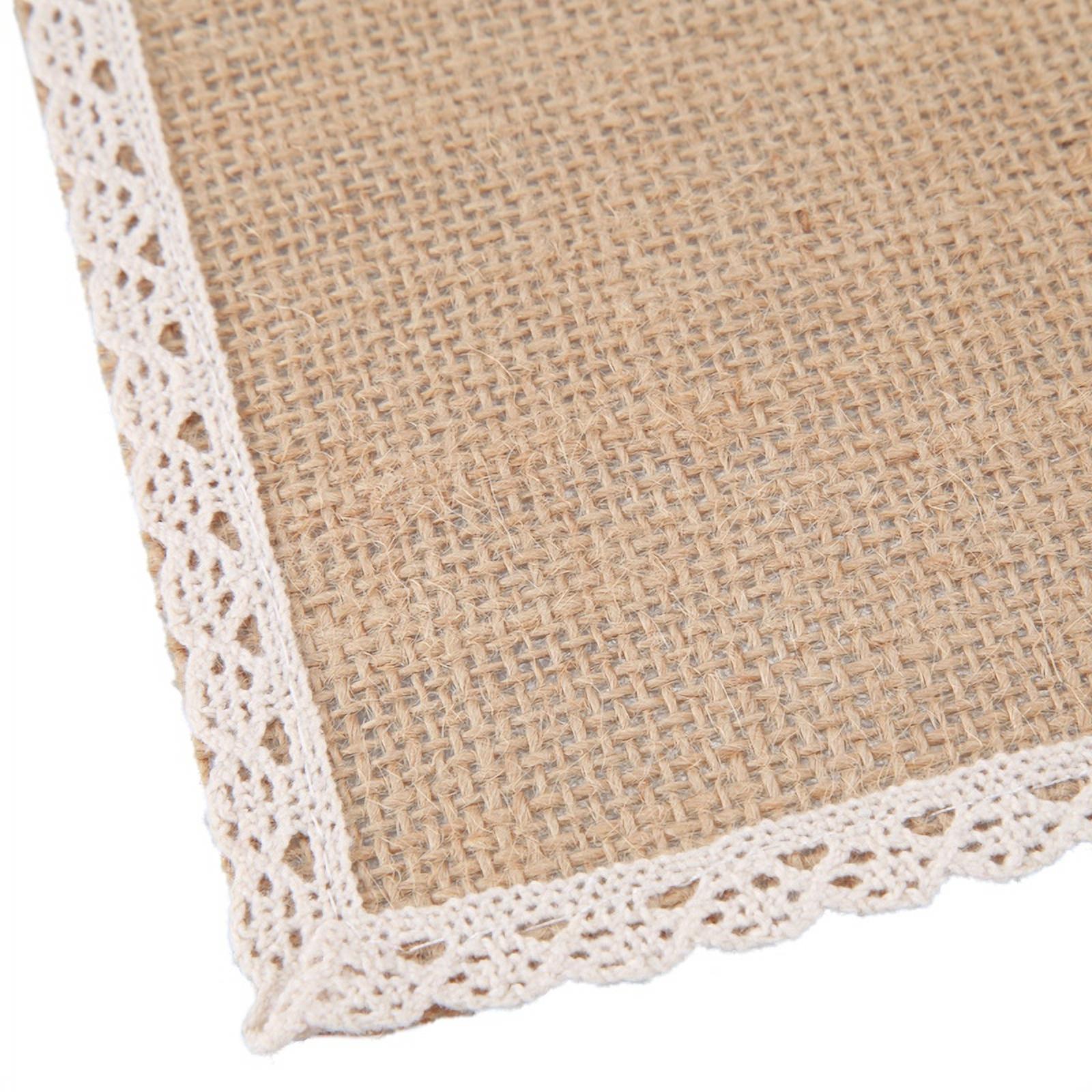 Natural Woven Linen Table Mat Set of 8 I379