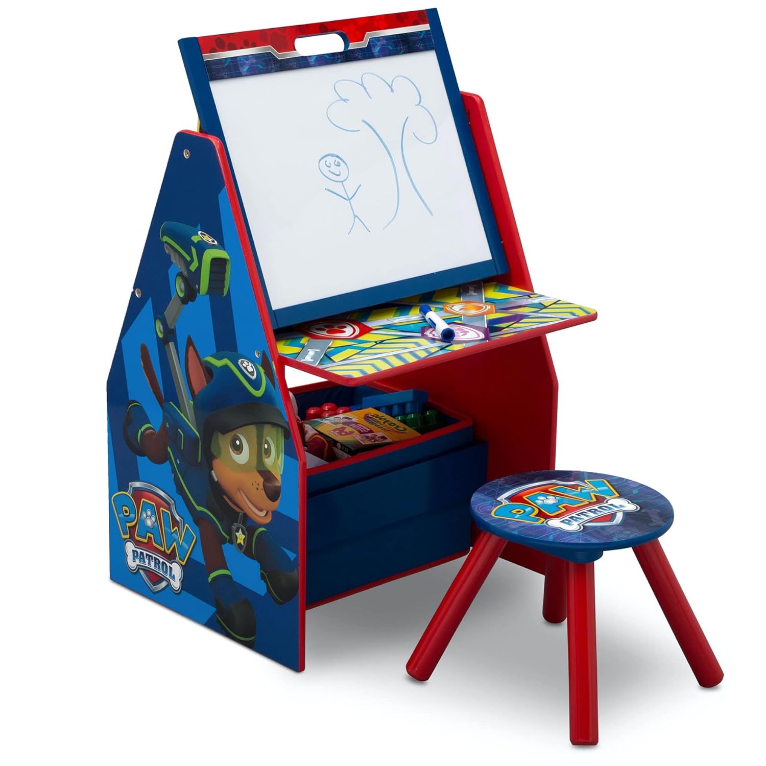 Kids Table and Chair Set with Storage, 2 Chairs Included U70672