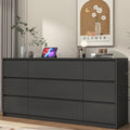 White 9 Drawer Wood Dresser H620772