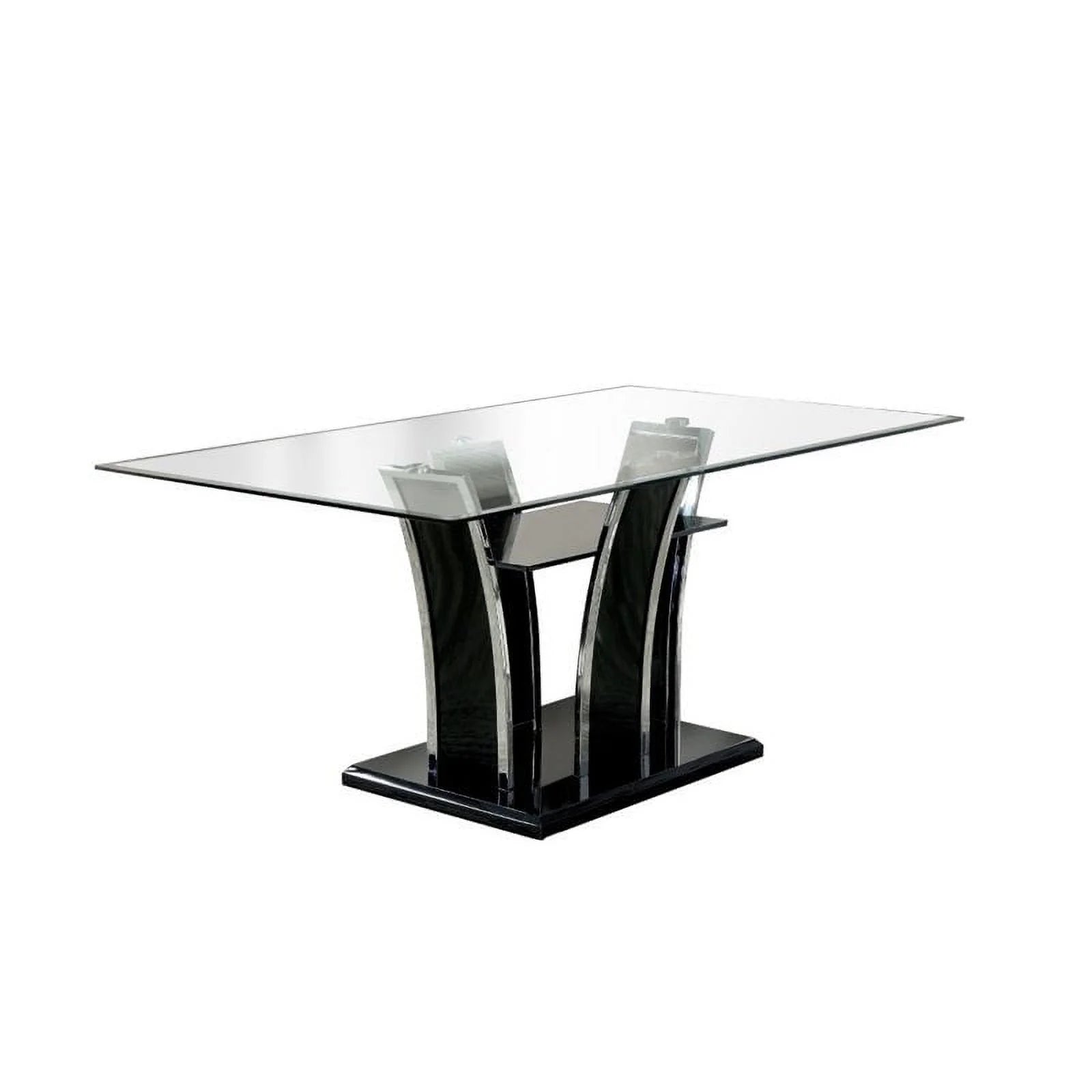 Black Glass Top Dining Table P758826