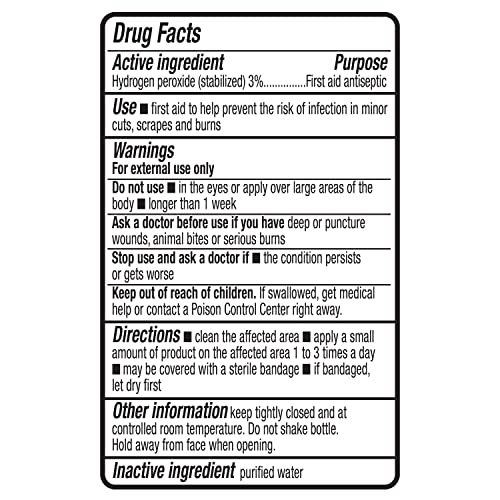 Hydrogen Peroxide Topical Solution USP O9492