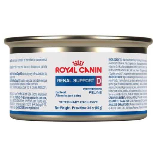 Veterinary Diet Feline Renal Support D Canned Food B250296