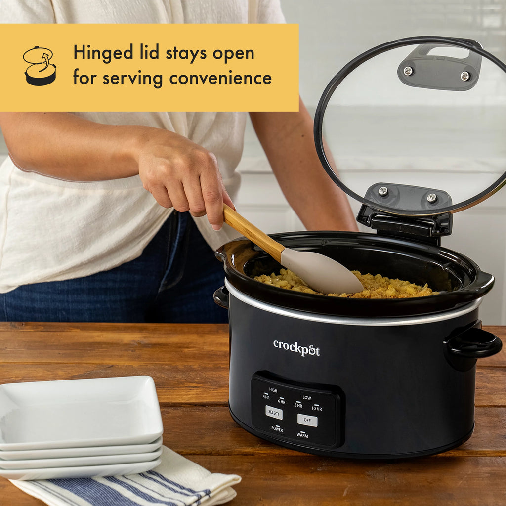 4.5-Quart Black Slow Cooker G764