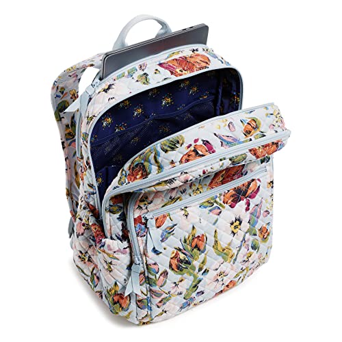 Cotton XL Campus Backpack, Charcoal Medallion F87197