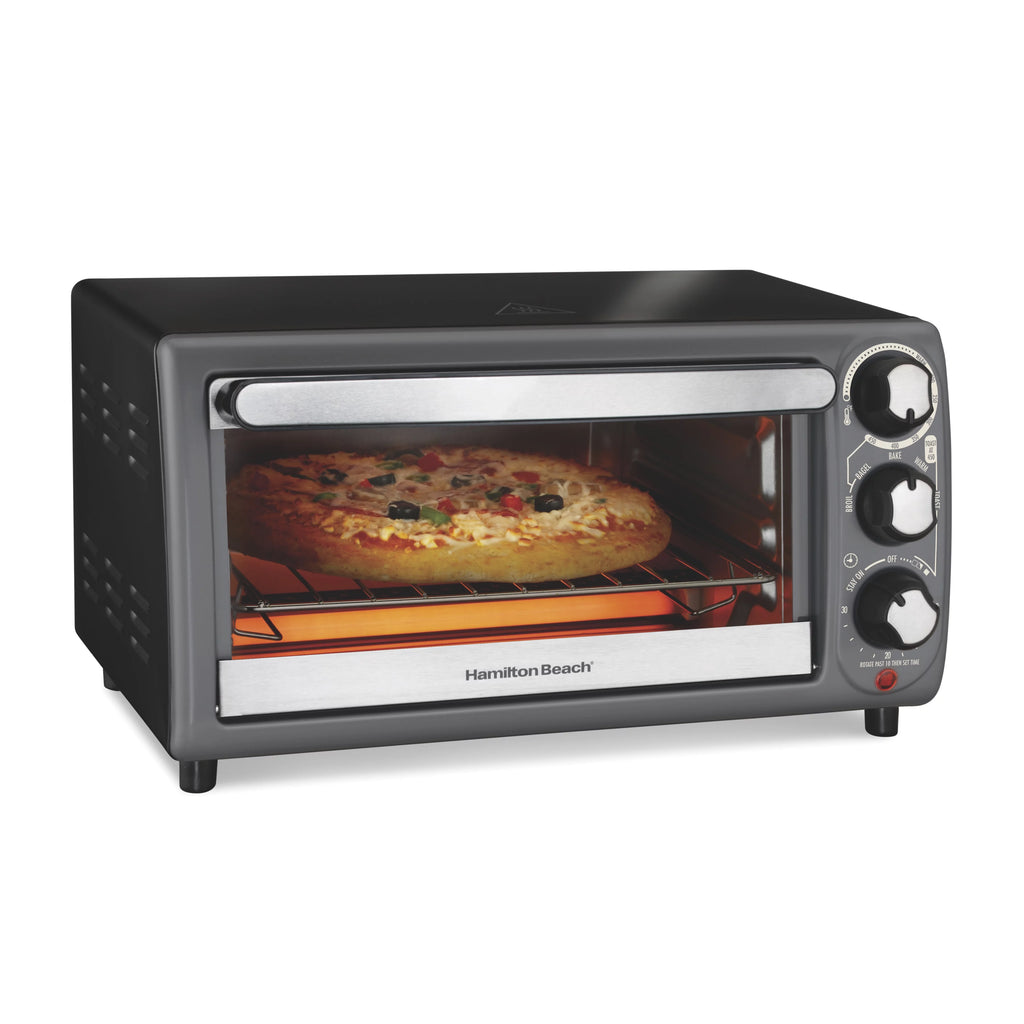 Black Toaster Oven with Gray Accents U69960