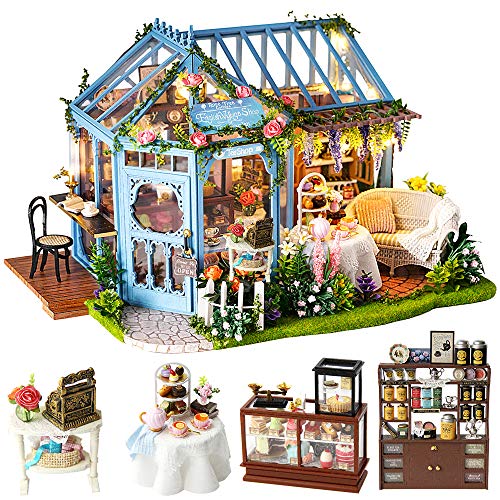 1:24 Scale DIY Dollhouse Kit with Furniture A164791