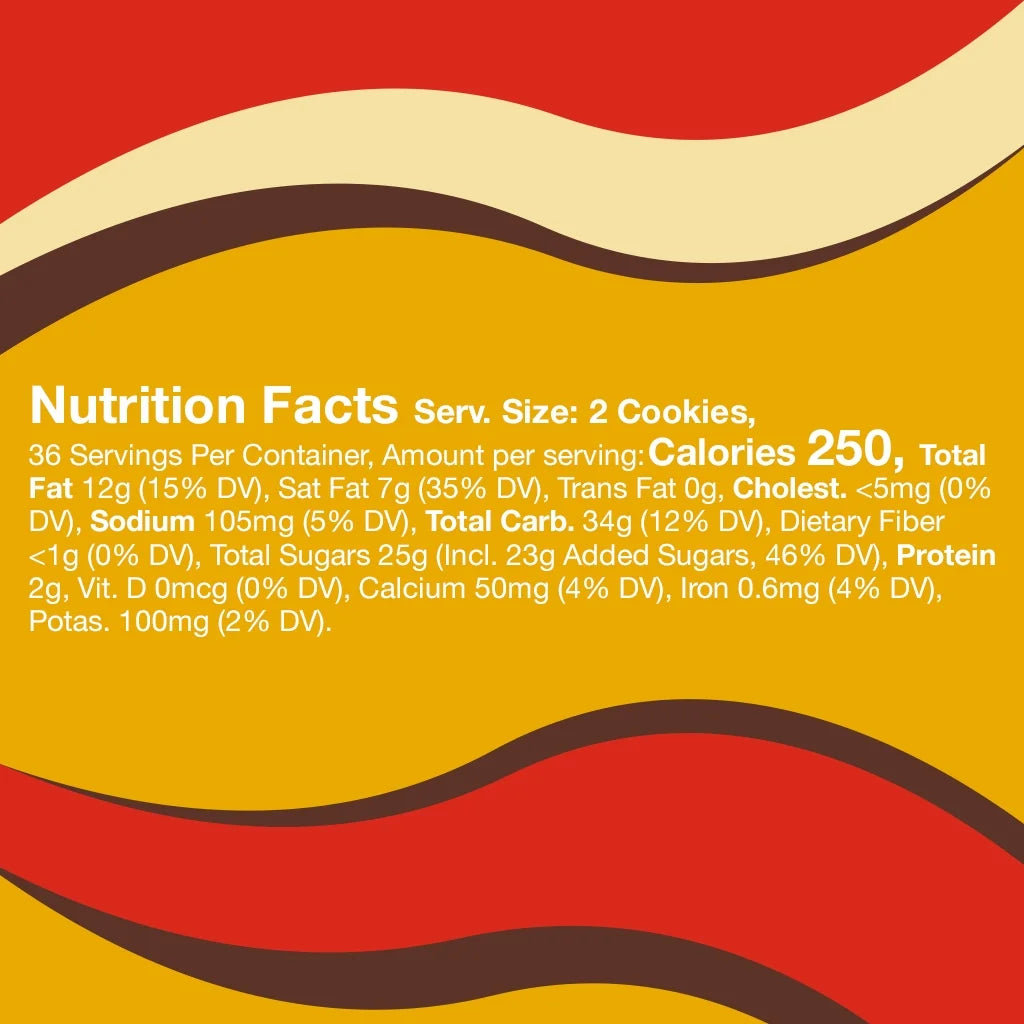 36ct Full Size Caramel Cookie Chocolate Candy Bars G7831