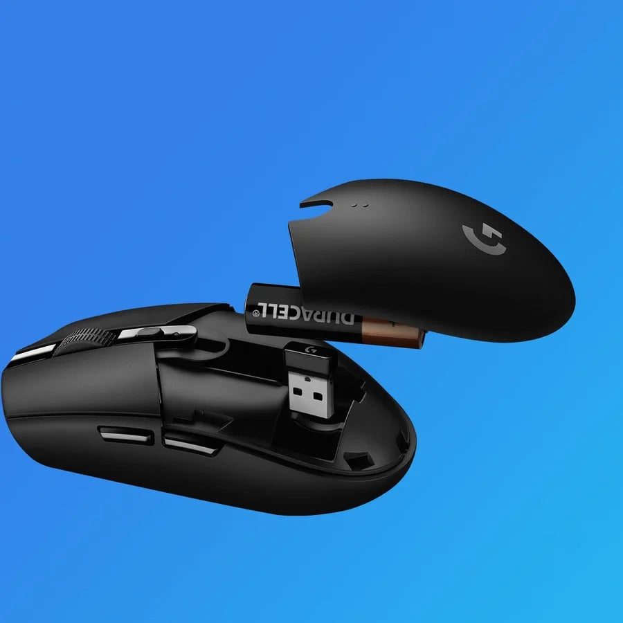 Wireless Gaming Mouse, HERO Sensor, 12,000 DPI, 6 Programmable Buttons, 250h Battery G424