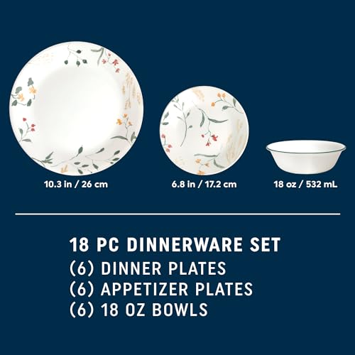 18-Piece Triple Layer Glass Dinnerware Set U73023