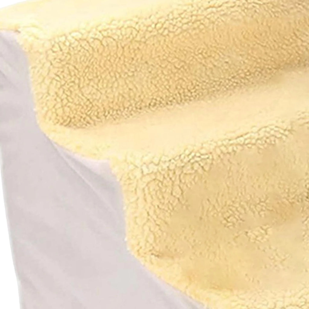 Yellow Non Slip Detachable Washable Pet Stairs V2033