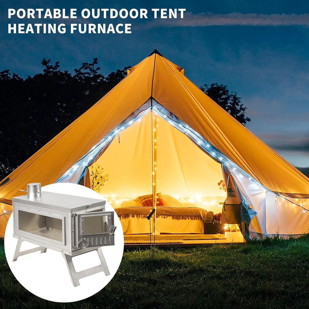 Stainless Steel Folding Wood Stove with Folding Pipe L6297