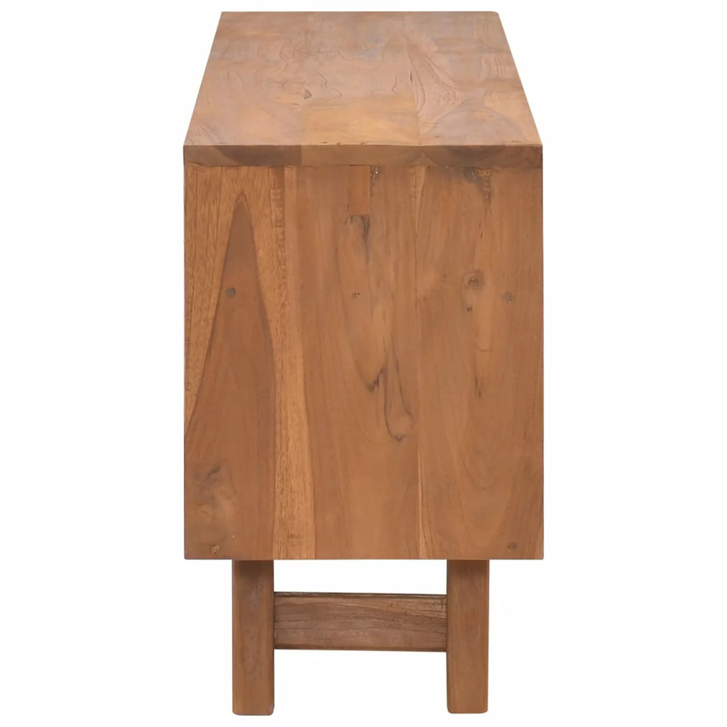 43.3"x11.8"x19.7" Solid Teak Wood TV Cabinet L527