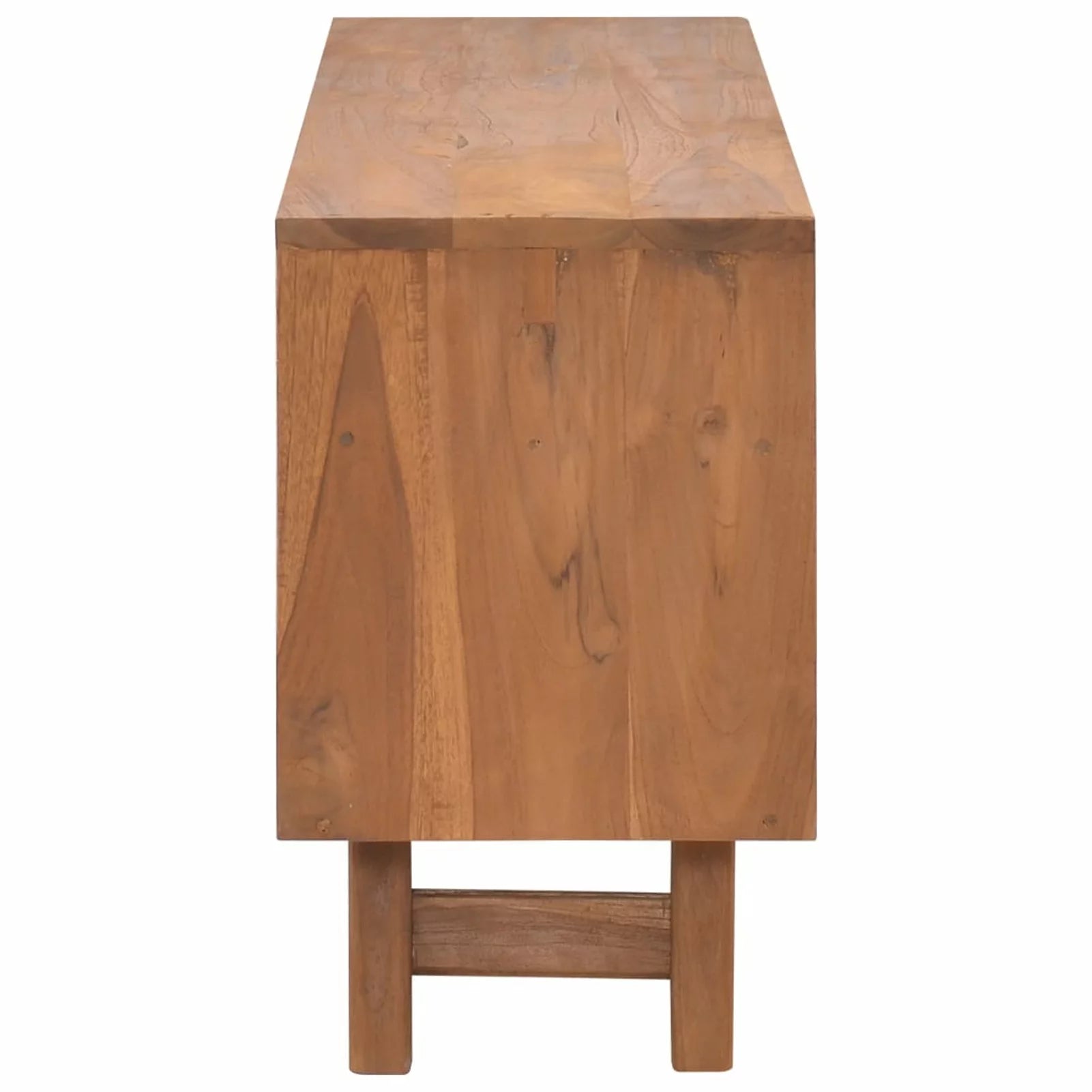 43.3"x11.8"x19.7" Solid Teak Wood TV Cabinet L527