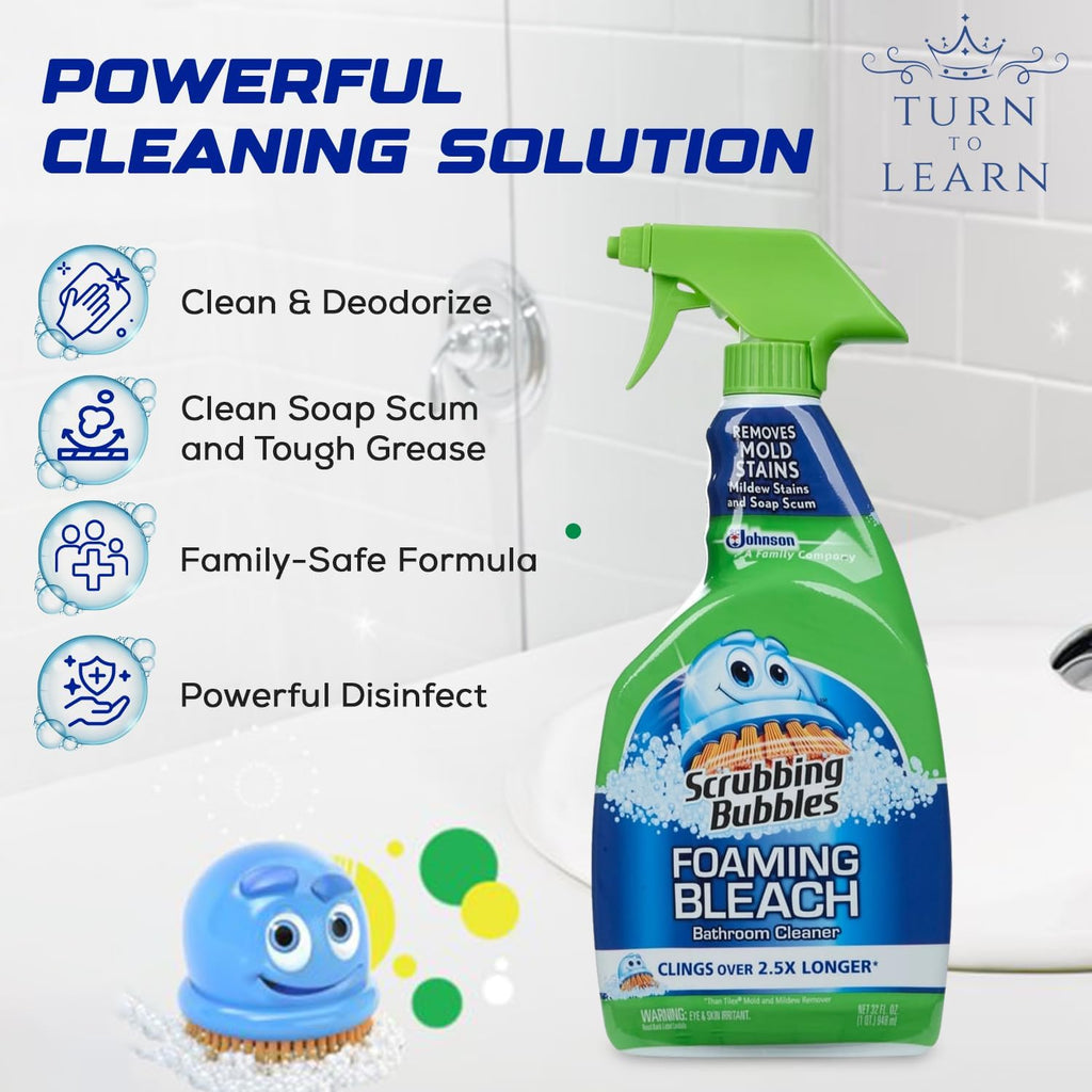 2-Pack Bathroom Cleaner Foam Spray R400064
