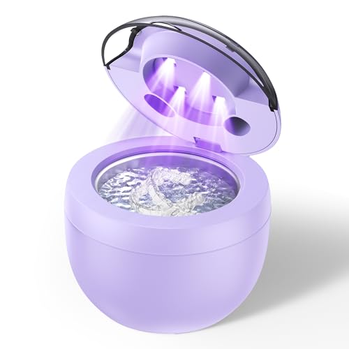 Ultrasonic Retainer Cleaner with 200ML Capacity, 45kHz, 4 Modes C590