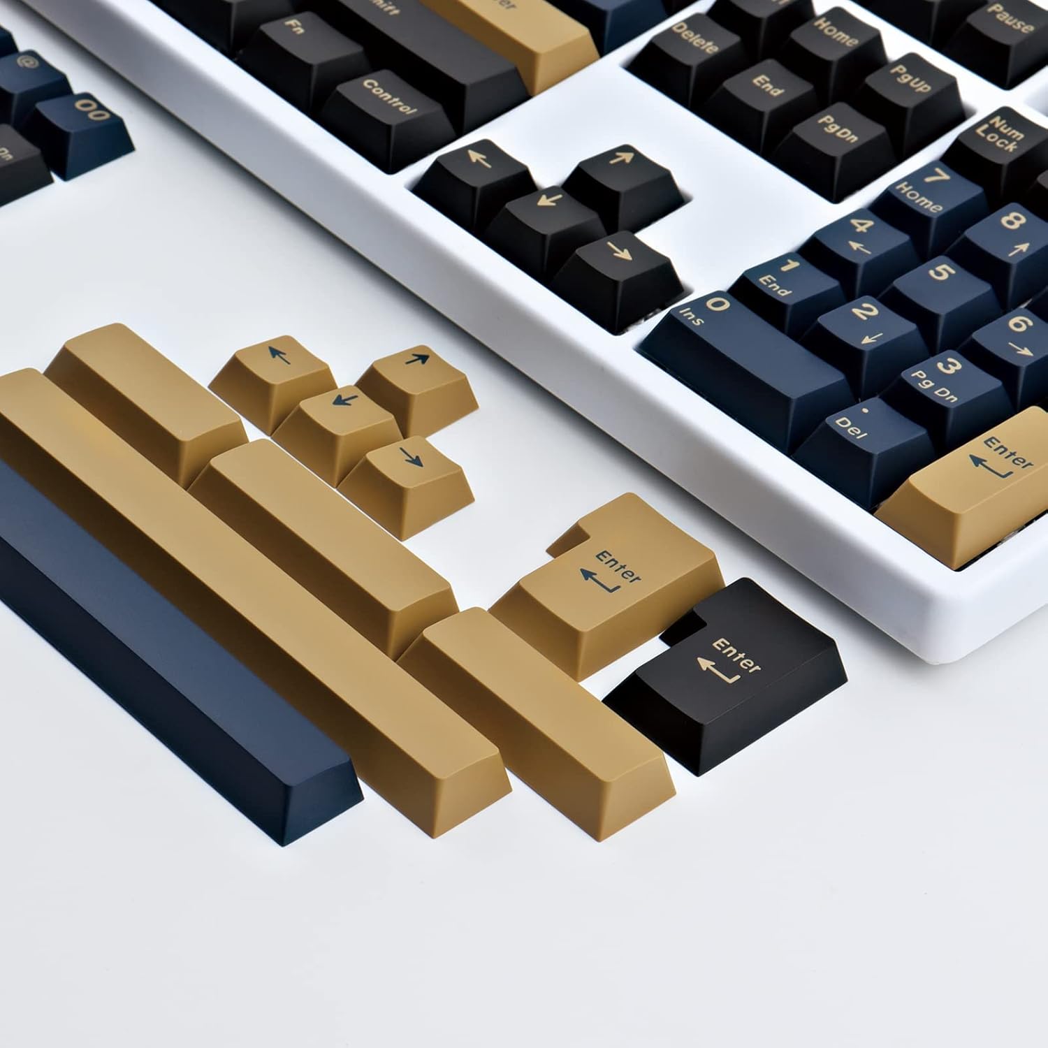 171 Keys Blue Custom Keycaps Doubleshot ABS Keycap Set Cherry Profile L928414