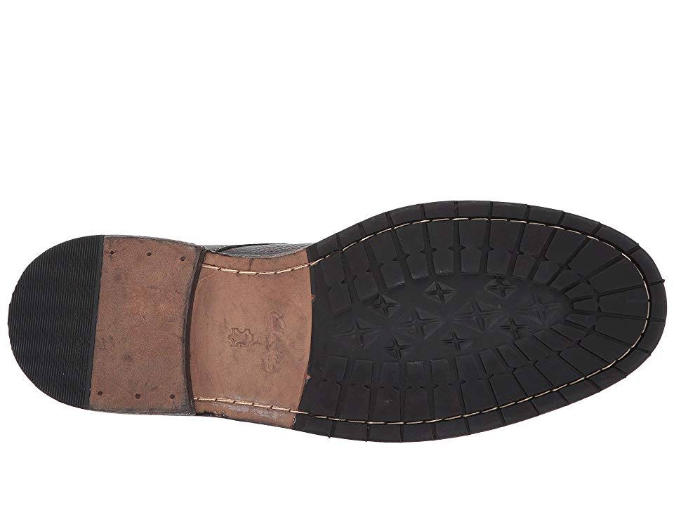 Black Leather Shoes D46154