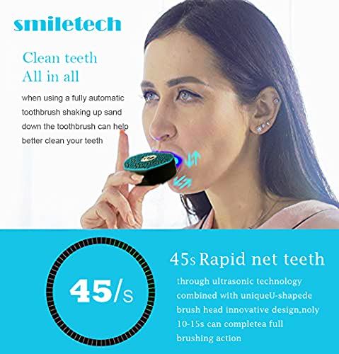 Black Ultrasonic U-Shaped Toothbrush X252860
