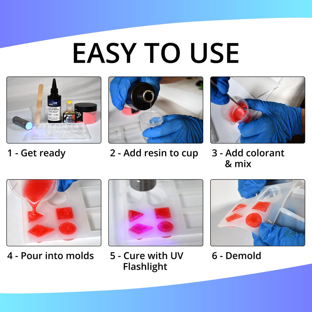 100g UV Cure Clear Acrylic Resin Kit D30836