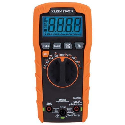Slim Digital Multimeter with Reverse Contrast Display H6918