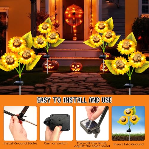 12 Pack Outdoor Solar LED Christmas Lights with 8 Lighting Modes N79713
