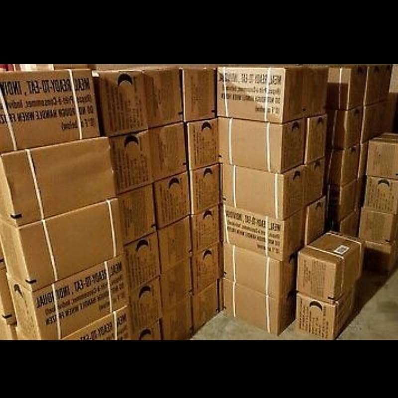 MRE Meal Kit Bundle Cases with Heater - Inspection Date 2025 or Better D706175
