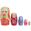 5 Pcs Matryoshka Nesting Dolls U15559