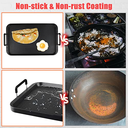 2 Burner Non-Stick Aluminum Griddle U43943