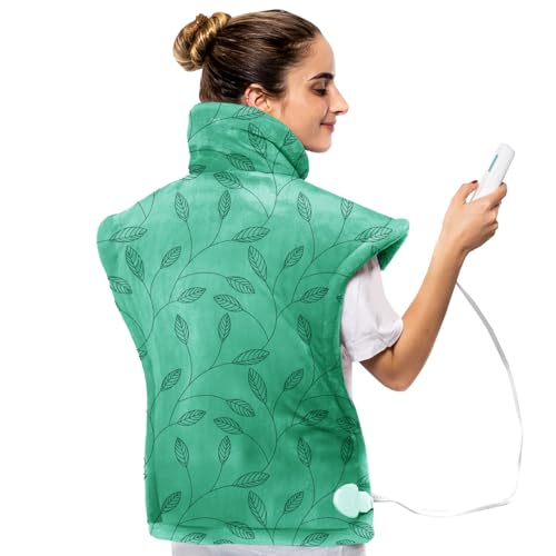 XL Weighted Electric Heating Pad 24"x36" Magenta J630175