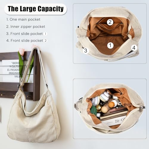 Canvas Tote Bag Large Crossbody Shoulder Bag G468