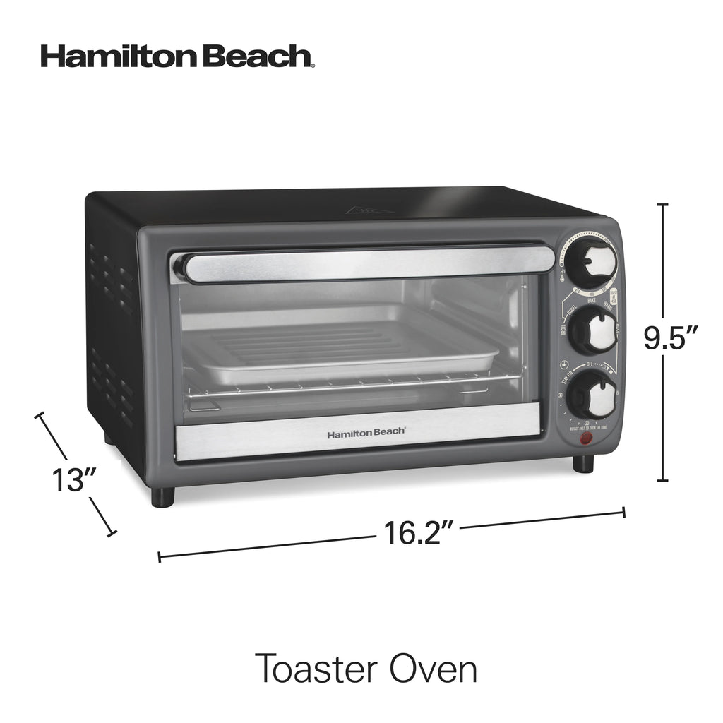 Black Toaster Oven with Gray Accents U69960