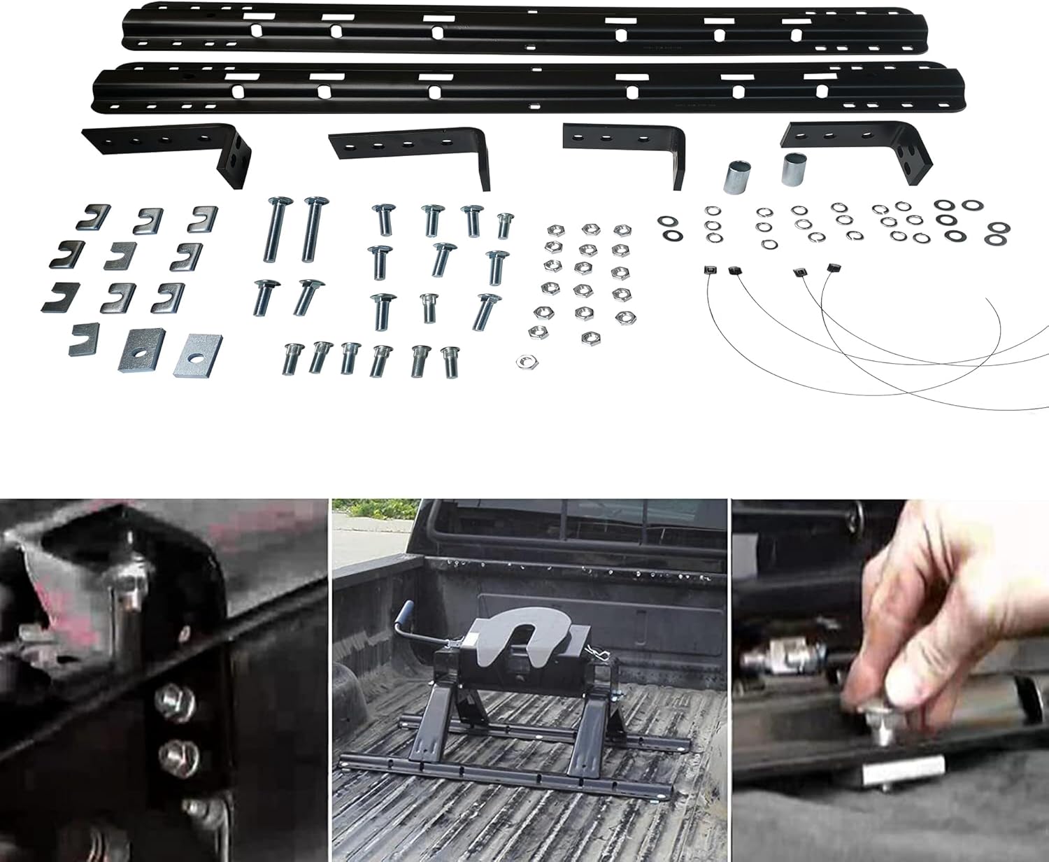 20K Steel Fifth Wheel Mounting Rail Kit X8894
