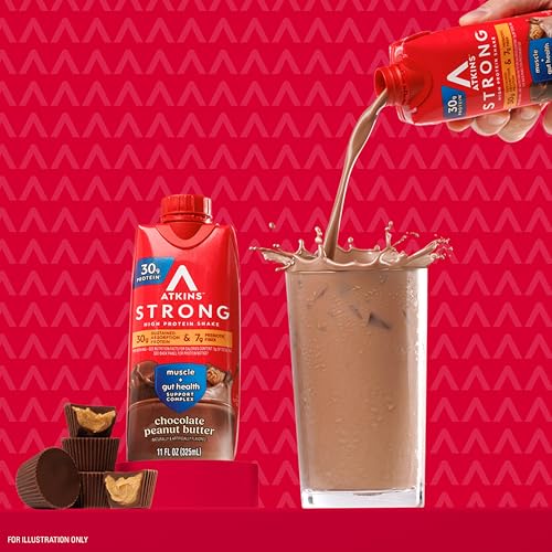 Milk Chocolate Flavored High Protein Shake, 30g Protein, 12 Count Z7133