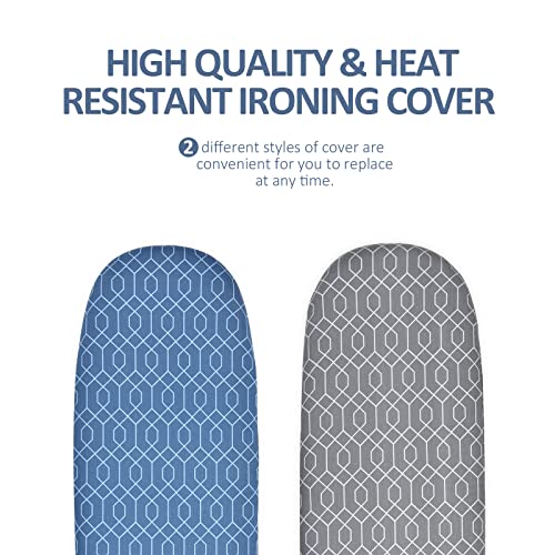 Foldable Ironing Board with 2 Heat Resistant Covers A2506