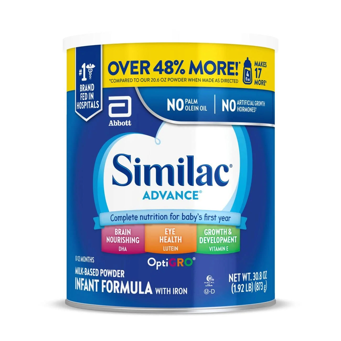 30.8-oz Baby Formula Powder with Iron L85514