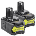 [2Pack] 18V 6.0 Ah Battery for Ryobi ONE+ System 18-Volt Cordless Tool Battery H871225