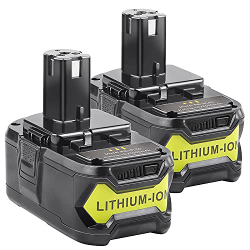 [2Pack] 18V 6.0 Ah Battery for Ryobi ONE+ System 18-Volt Cordless Tool Battery H871225