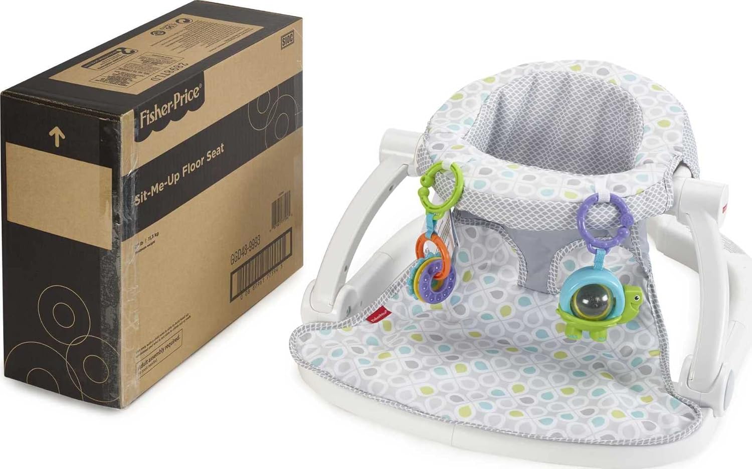 Portable Baby Floor Seat With Machine Washable Seat Pad Y700