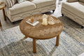 Round Wooden Coffee Table S2433