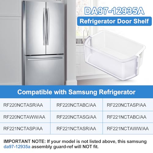 Door Bin Compatible with Samsung Refrigerator Door Shelf R25833