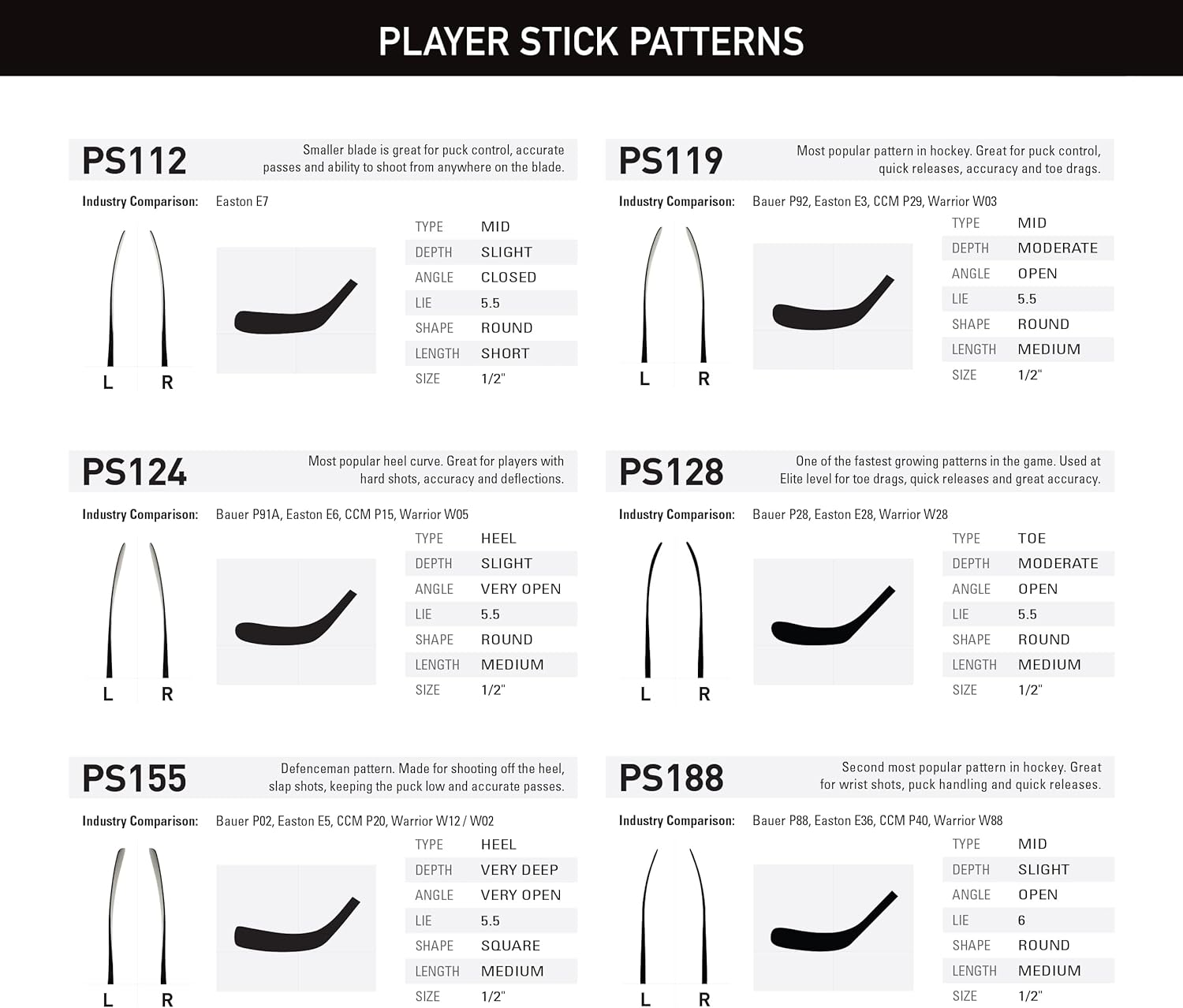 Composite Ice Hockey Stick L9014